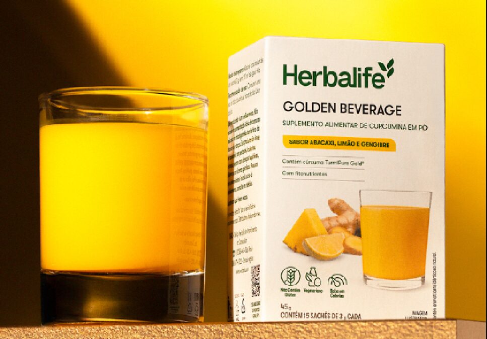Golden Beverage Abacaxi, Limão e Gengibre 15 sachês